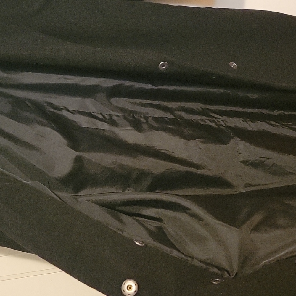 Forever 21 Black Longline Button Up Wool Jacket Coat S Small - Picture 3 of 6